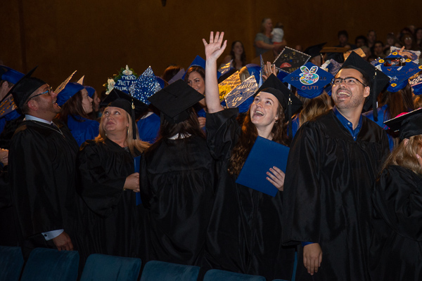 A final wave as graduates see themselves one last time on the big screen