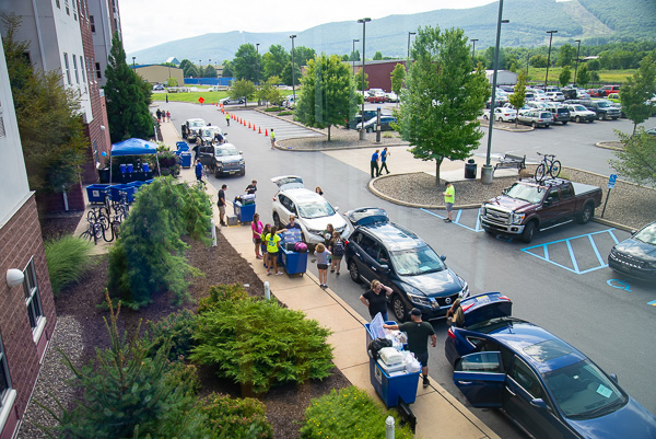 Trunks open and bins filled!