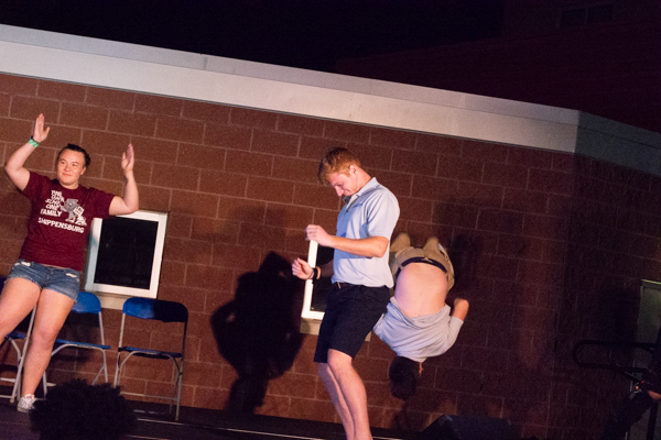 ... where several dozen students were entranced into embarrassment!