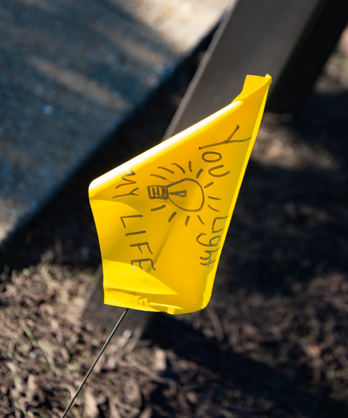 ... or to offer words of encouragement.