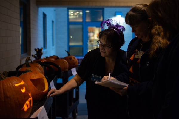 Judges review the diverse entries.