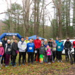 Some of the 45 Penn College participants (whether running, walking or volunteering) gather for a pre-event photo.