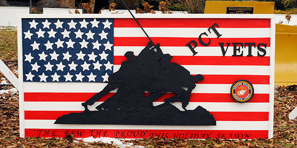 Veterans Club – Third place, student organizations