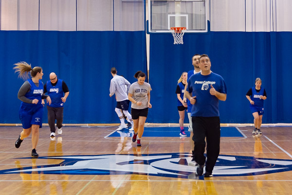 No longer on campus ... but still on their game!