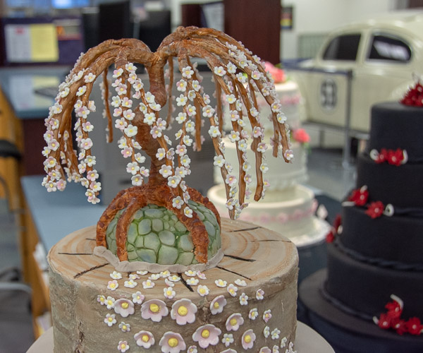 The impressive topper on LeBlanc’s first-place cake