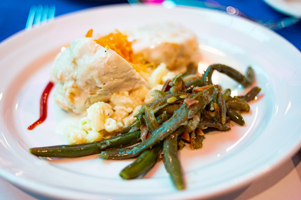 The playfully prepared and wittily named fare includes Mac-a-Phrooney and Cheese-stuffed chicken with asiago sauce, fresh vegetables, and '80s Hipster Fried Potato Garnish.