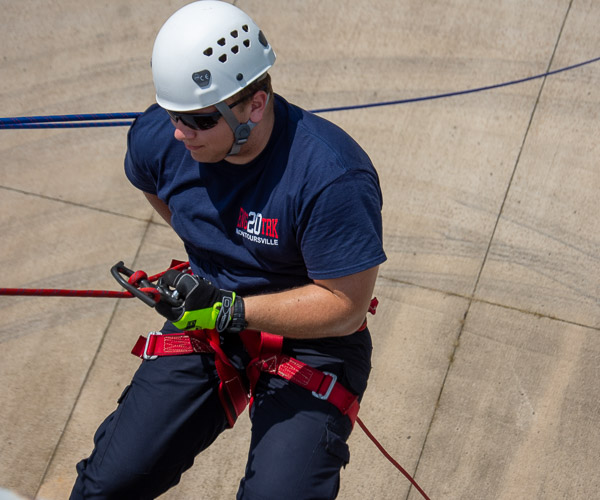 Stewart “learns the ropes.”