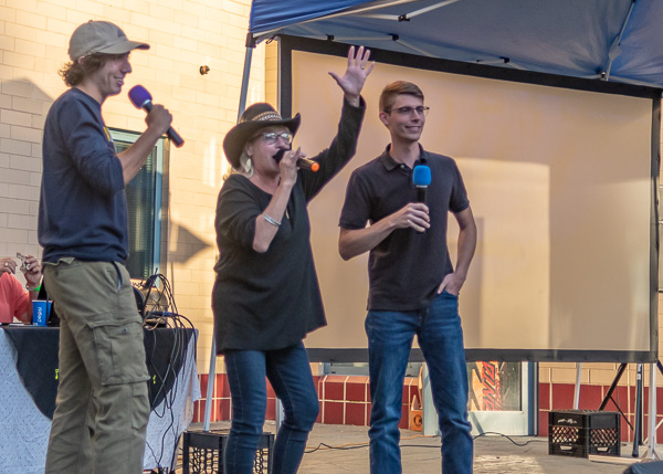 Dining Services employee Crystal J. Zankel gives her all to performances of