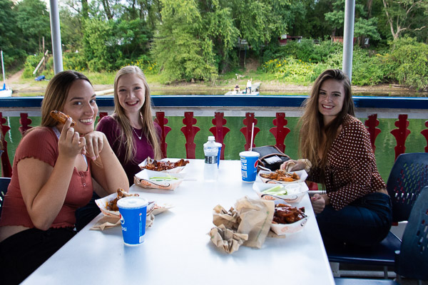 Tasty food and true friendship