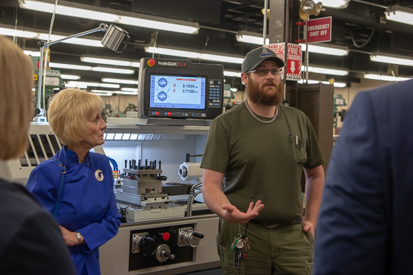 Travis J. Scholtz, a manufacturing engineering technology senior from New Kensington, shares his story of leaving work to pursue a degree and engage in various leadership roles on campus, including that of Presidential Student Ambassador.