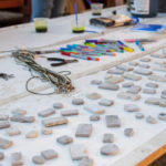 Raw materials await artisans' hands