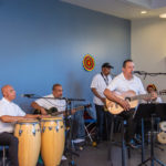 Trio Los Claveles, from Rochester, N.Y., entertains dinner patrons.