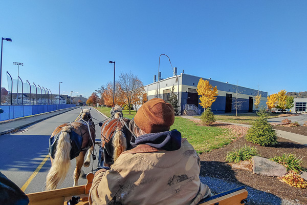 ... a delightful way to travel west past UPMC Field and College Avenue Labs.