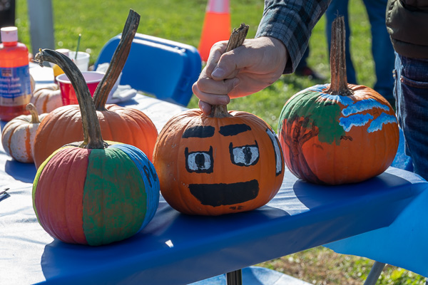 Pick a peck of painted pumpkins!