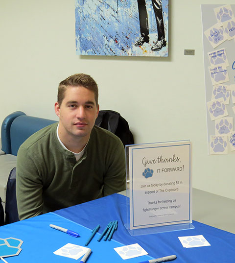 Kravitz lends his leadership skills outside the Keystone Dining Room ...