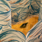 Material objects settle to the bottom of a metaphorical sea in the "Sediment" installation.