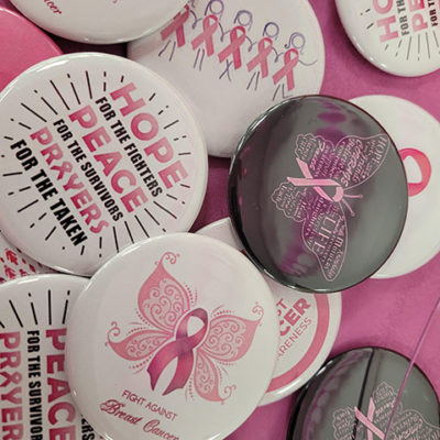 A sampling of commemorative buttons