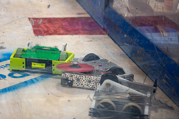 A colorful array of combatants