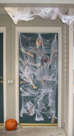 Village resident Zachary E. Litchert won the door-decorating contest.