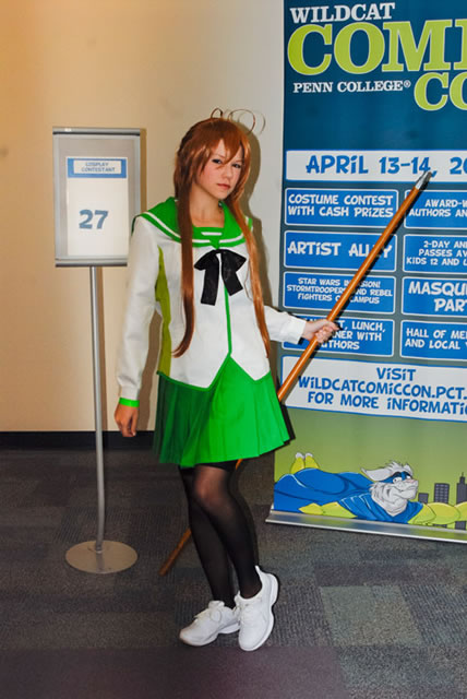 Ashley M. Dieter, an advertising art student from Walnutport, captured second place in the cosplay competition as Rei Miyamoto from "High School of the Dead."