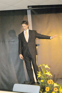 Counselor Michael S. DiPalma also takes to the runway.