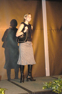 B. Moss model shows how to 'Dress for Success.'