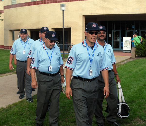 Series umpires are welcomed to campus for Wednesday's cookout near the Bush Campus Center.