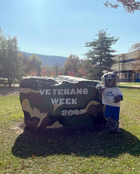 With the project completed in time for a Nov. 4 Open House, the Wildcat adds its solidarity with the cause. (Photo by campus leader Kellor A. Schooley, a business administration student from Turbotville)