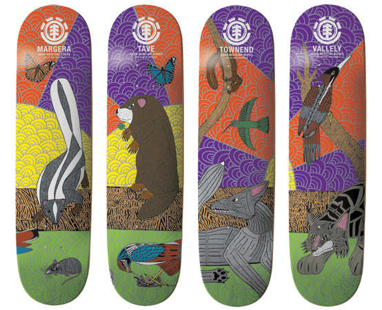 Mike Kershnar for Element, Good Medicine Series, Margera, Tave, Townend and Vallely, 2007