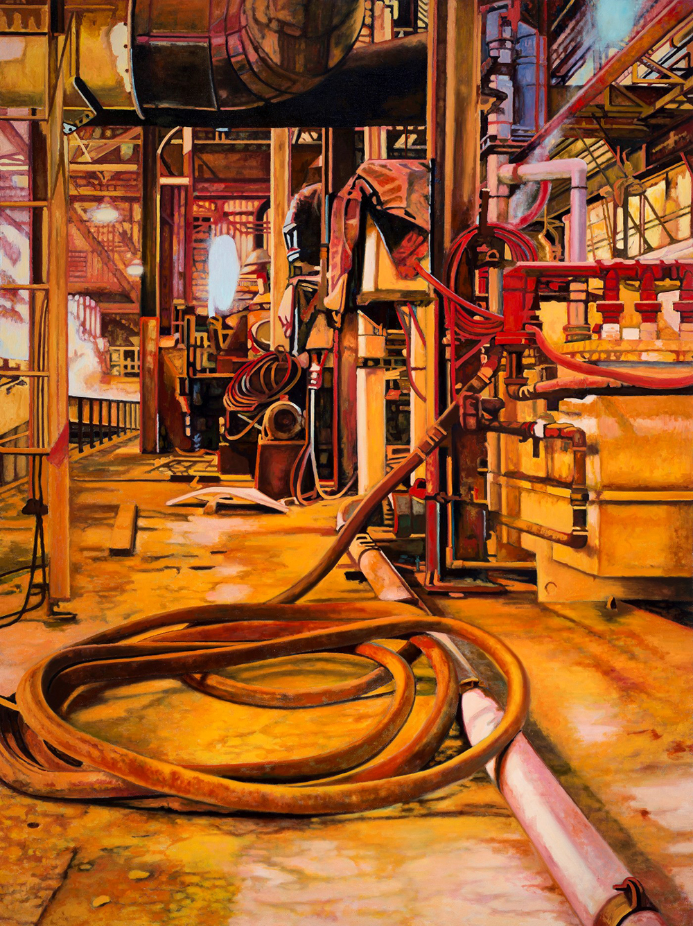 Morgan Craig, Ouroboros, 2013, oil on linen, 72 x 54"
