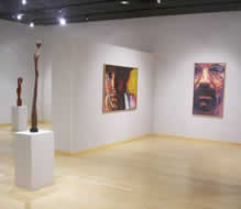 sculptures by Brian Flynn, paintings by Rob Pierce.