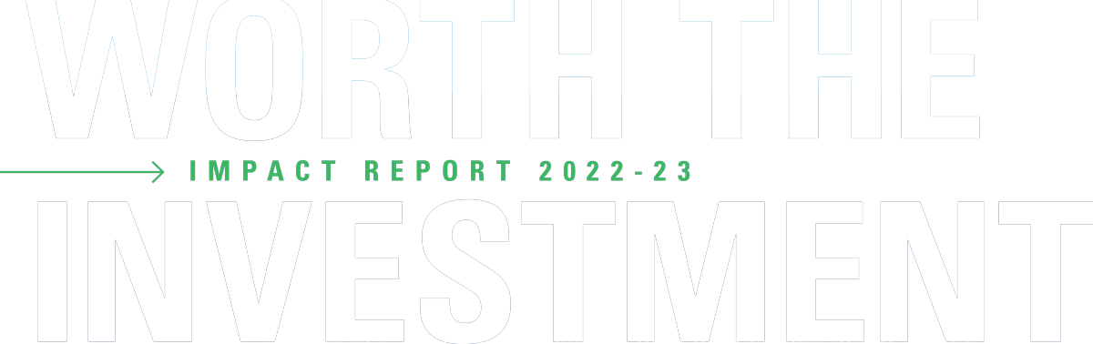 Impact Report 2022-23: Worth the Investment