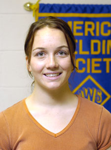 Sara Crawford was among the scholarship winners from Penn College.