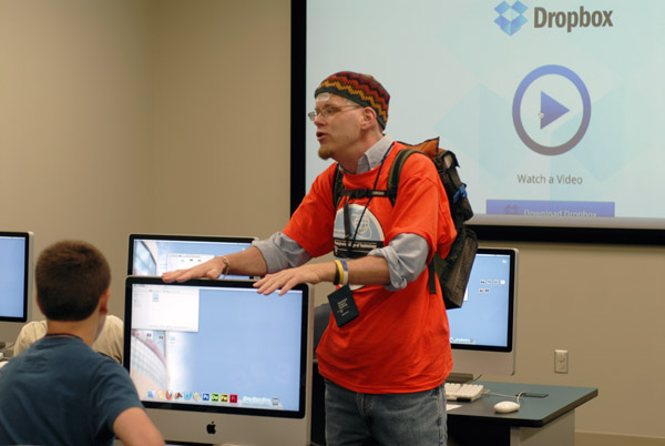 Personalized instruction from John J. Messer, assistant professor of web/interactive media