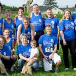 Team SchuPa gathers with the Schuman family for an "official" race photo.