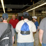 Instructor Dave R. Cotner opens his guests' eyes to employment opportunities and high earning potential for welders.