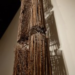 Wolfson Ray partners with nature, intricately weaving twigs and such into art.