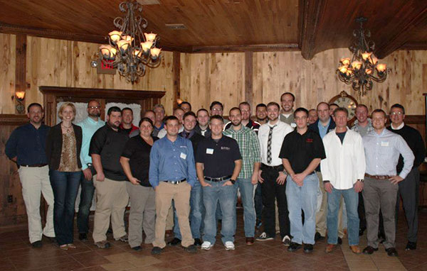 Plastics alumni and faculty celebrate the program's silver anniversary at The Valley Inn in DuBoistown.