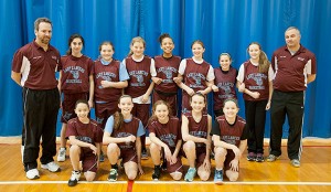 Lady Lancer sixth-graders got a full-court workout between halves at Bardo Gym.