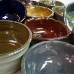 Ceramics students craft handmade soup bowls for annual food-bank fundraiser.