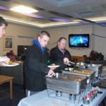 Dining Services provided a buffet of game-day favorites.