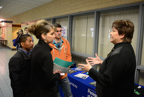 Dana R. Suter, coordinator of part-time student employment and career programming, details Career Services' 