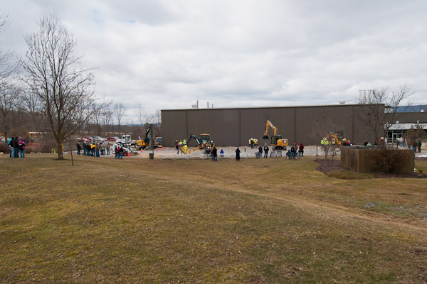 The Heavy Equipment Rodeo took up the expanse of the back parking lot at the ESC. 