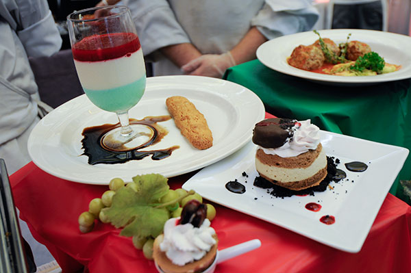 An Italian trio of dishes, prepared by Jonathan A. Backhus and Christine M. Reed