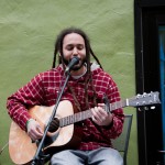 Musical entertainment on a spring afternoon