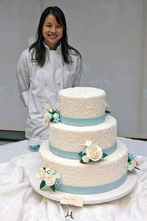 Ching Chan, of Milton, took first place with her entry in Pennsylvania College of Technology’s annual cake competition.
