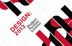 The “Design: 2013” logo was designed by Heather C. Barnhart, of South Williamsport, who will be among the Penn College graphic design students exhibiting their work.