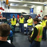 Students had the opportunity to meet and speak with industry officials throughout the facility tour. 