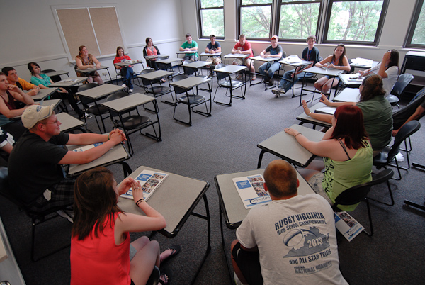 Free-flowing discussion helps vanquish anxieties and forge new friendships on campus' common ground.
