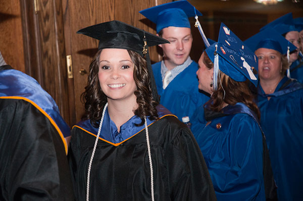 A grin of accomplishment